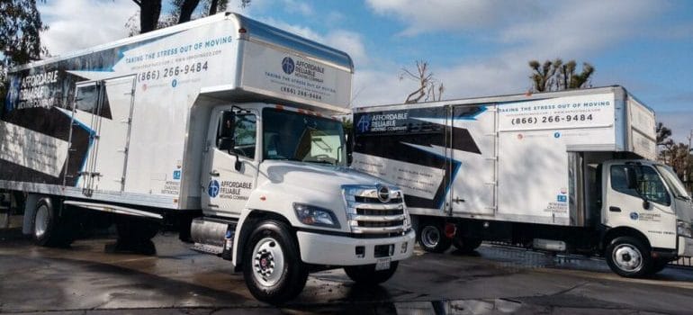 trucks by local movers Orange County