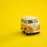 small yellow toy van