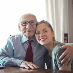 woman with her grandparent