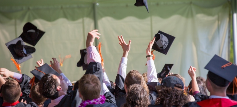 You should graduating before you move to Fullerton