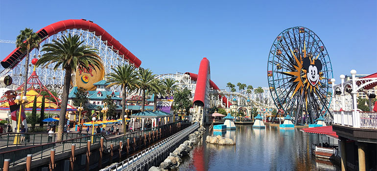Mickey park in Anaheim
