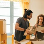 Couple getting ready for the move.