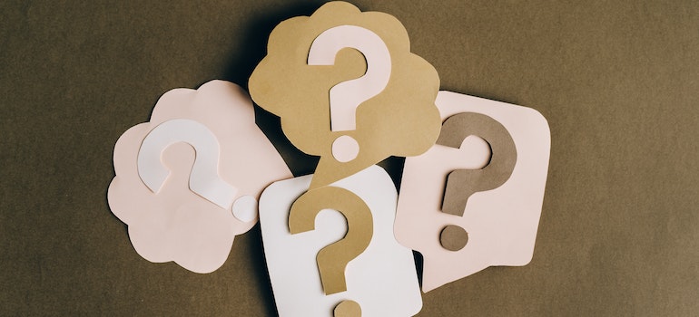 Question marks of paper