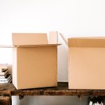 Two open boxes ready to be packed