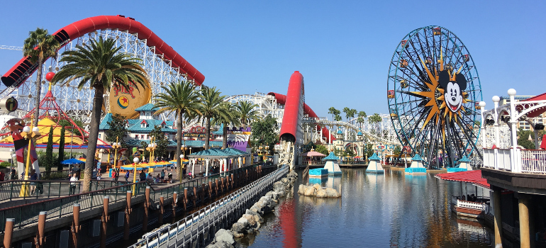 an amusement park in Anaheim, which is one of the best places to start a business in Orange County